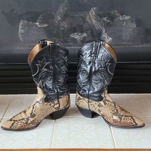 Rattle snake skin boots.  The real deal.